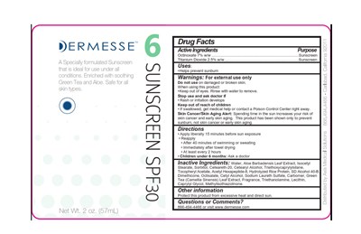 Label (Dermesse Sunscreen Spf30)
